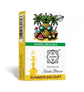 Buy Summer Delights Herbal Shisha Flavor (No Nicotine) Online in India | Al-Kiah Herbal Hookah